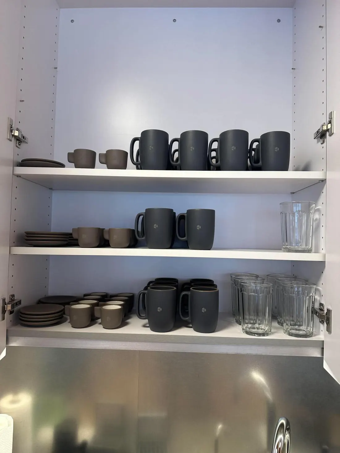 Storage unit organized by Stairwise